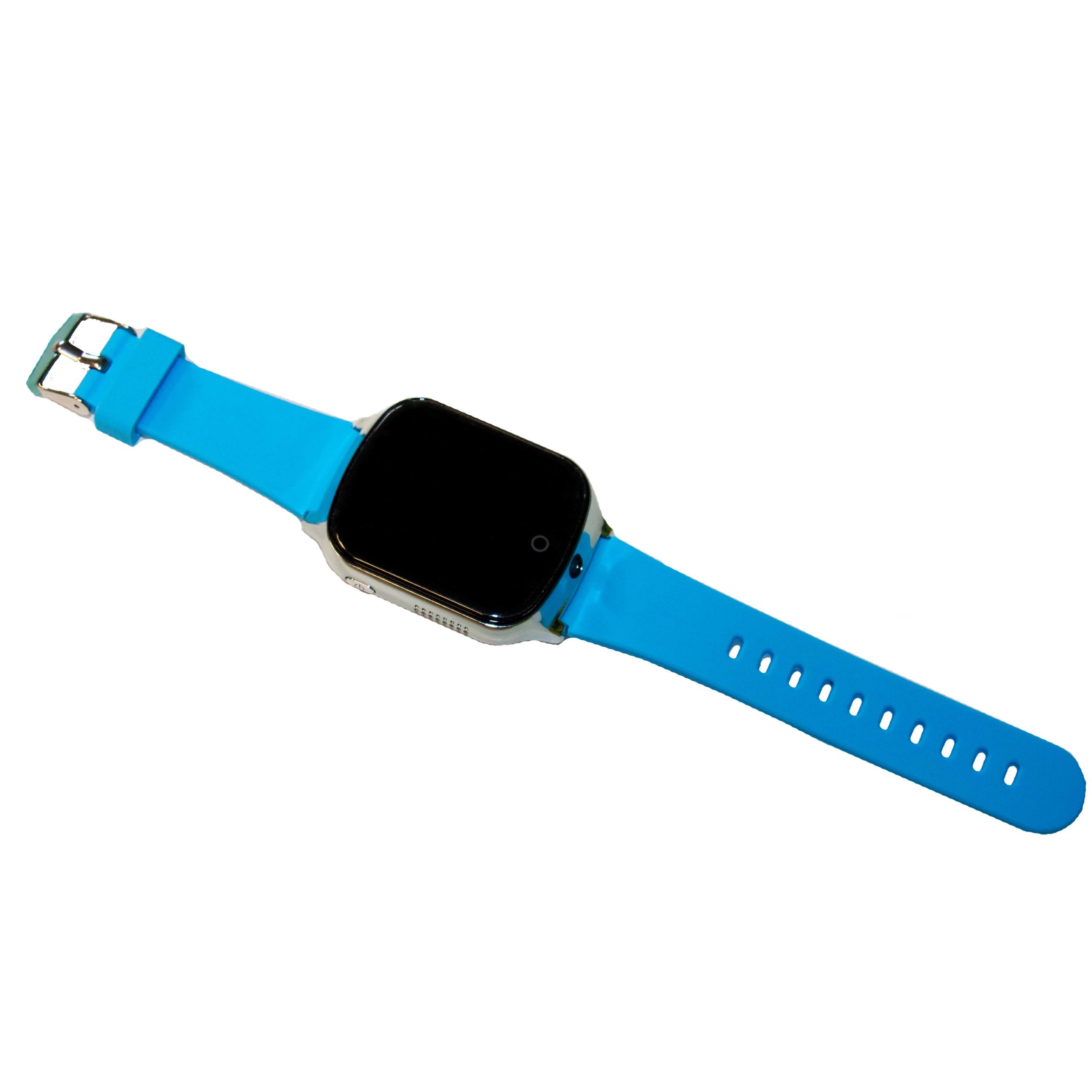 Детские часы с GPS GW1000S (T100) Smart Baby Watch голубые — изображение 4